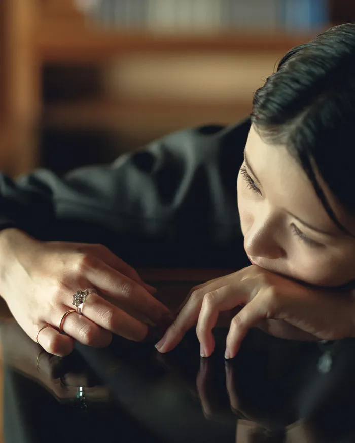 イヤリング リンゴ1